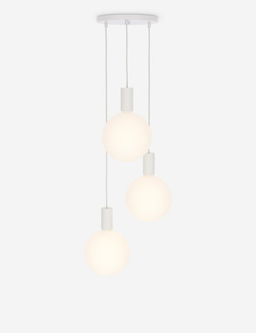 Alumina Triple Pendant Light by Tala
