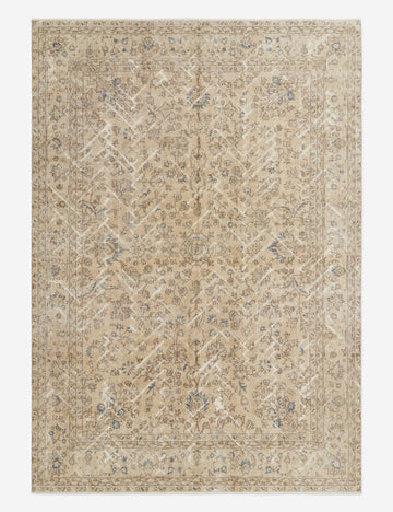 Vintage Turkish Hand-Knotted Wool Rug No. 277, 8'2" x 11'9"