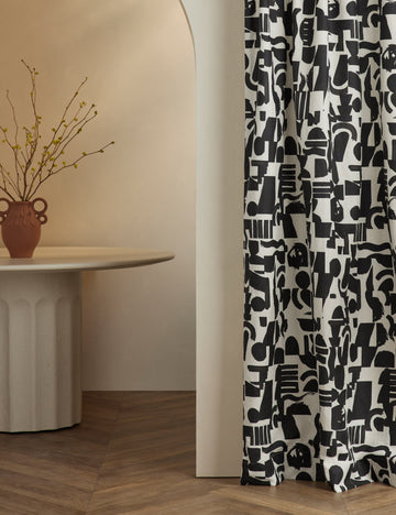 #color::black-and-ivory #size::50--x-84- #size::50--x-96- #size::50--x-108- #size::50--x-120- #lining-type::cotton-lining #lining-type::privacy-lining