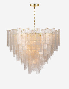 Open Box: Glacier Chandelier, Brass 31"Dia by Regina Andrew