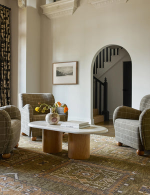 Baird Accent Chair : Army Performance Basketweave