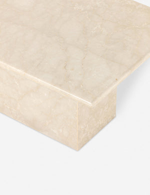Open Box: Leonel Coffee Table, Cream Marble