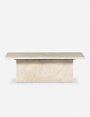 Open Box: Leonel Coffee Table, Cream Marble