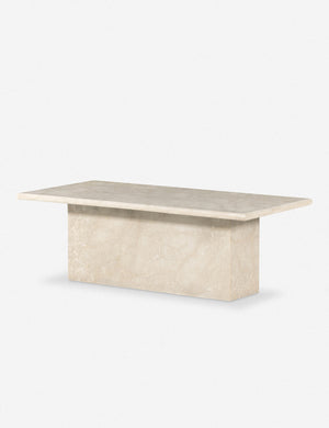 Open Box: Leonel Coffee Table, Cream Marble