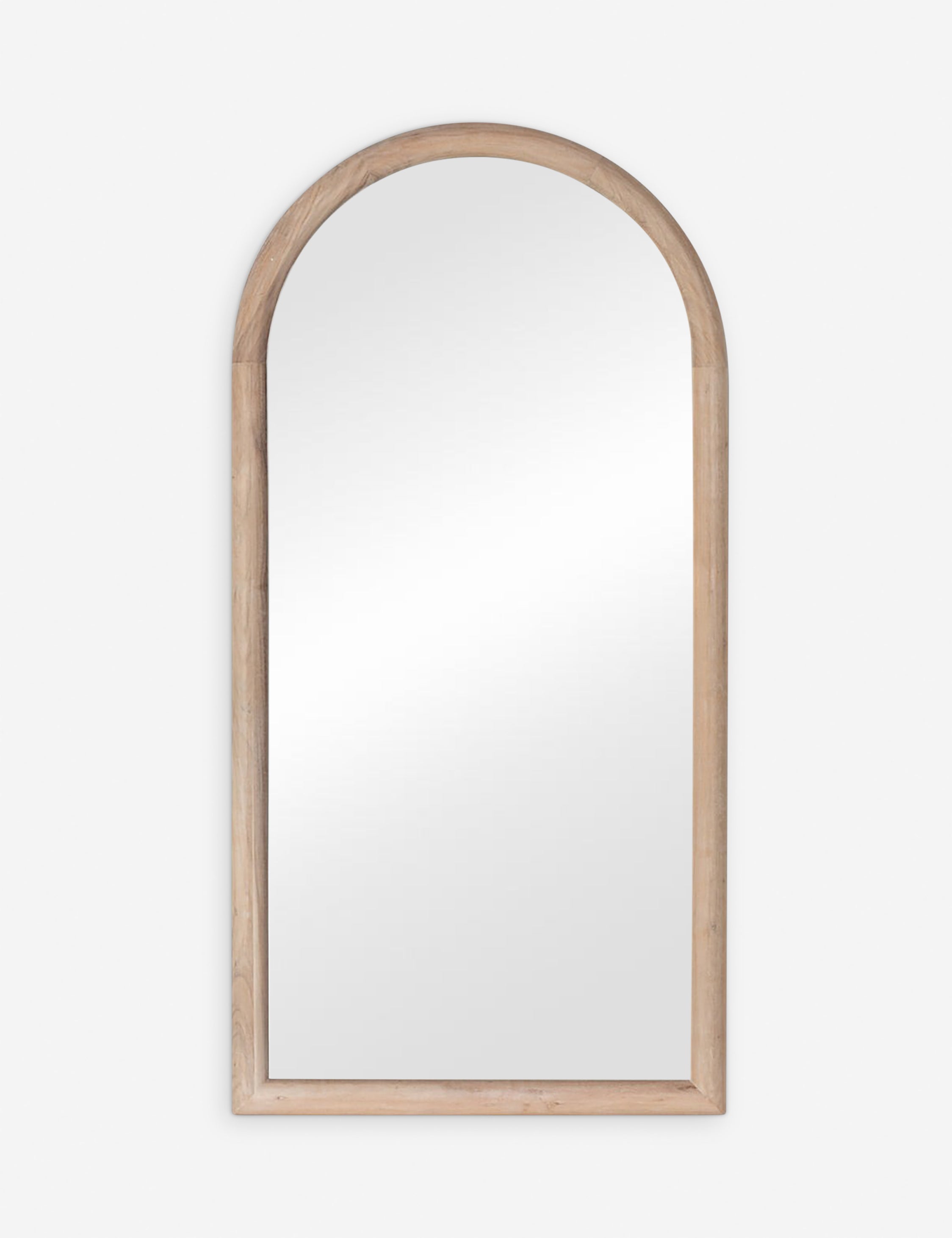 Open Box: Ava Full Length Mirror, Whitewash Acacia