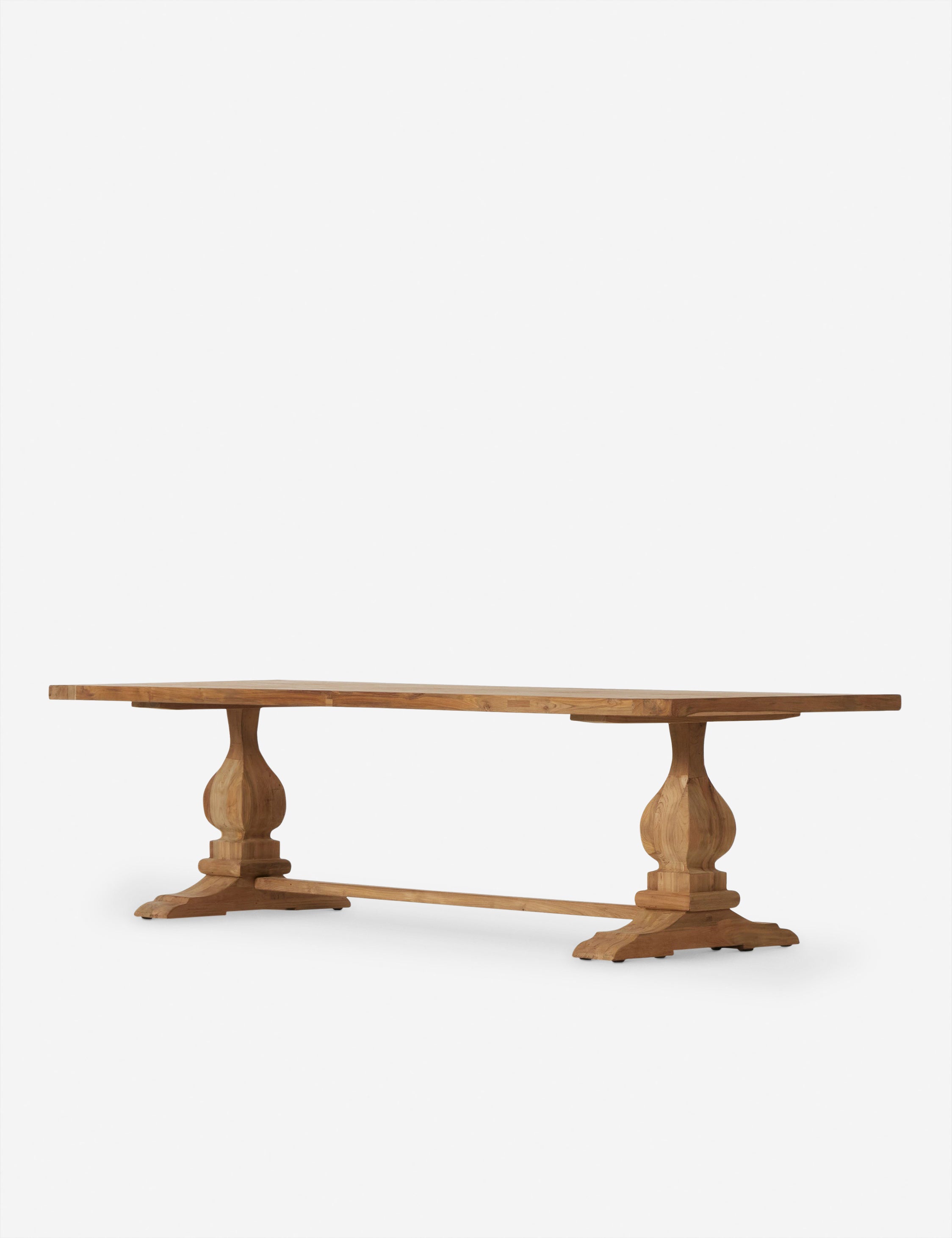 #color::natural | Oveido reclaimed teak outdoor dining table.