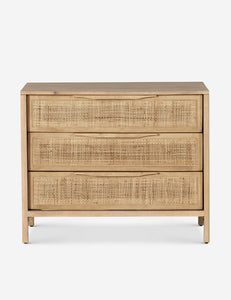 Open Box: Hannah 3-Drawer Nightstand, Natural