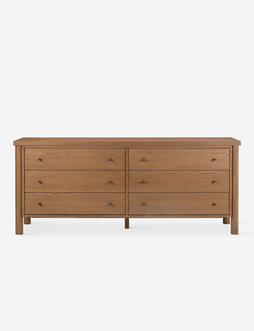 #color::natural | Kisner natural grain oak dresser.