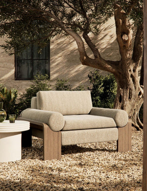 Giorgio Outdoor Accent Chair : Brown