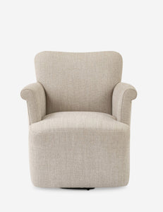 Open Box: Camellia Swivel Chair, Wheat by Amber Lewis x Four Hands