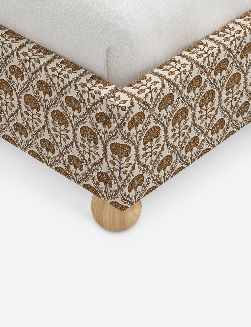 #color::ochre-blockprint-floral #size::twin #size::full #size::queen #size::king #size::cal-king