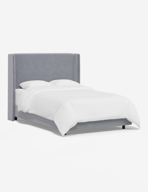 Open Box: Adara Bed, Denim Velvet Queen