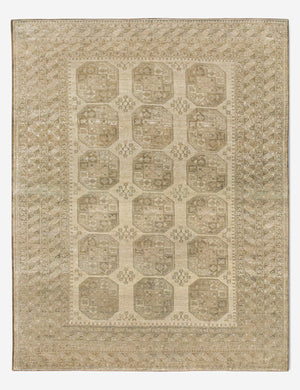 Vintage Turkish Hand-Knotted Wool Rug No. 444, 7'5