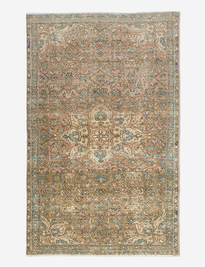 Vintage Turkish Hand-Knotted Wool Rug No. 445, 3'8