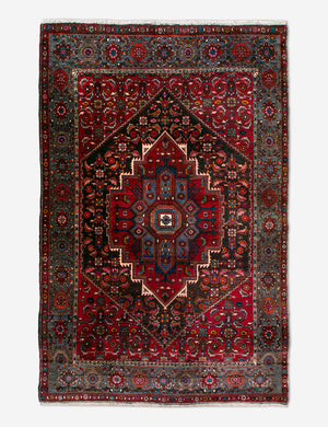 Vintage Turkish Hand-Knotted Wool Rug No. 446, 4'2