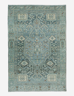 Vintage Turkish Hand-Knotted Wool Rug No. 451, 4'3