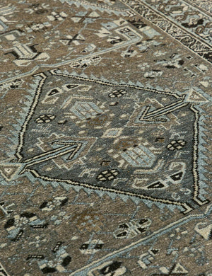 Vintage Turkish Hand-Knotted Wool Rug No. 453, 4'2