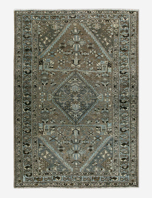 Vintage Turkish Hand-Knotted Wool Rug No. 453, 4'2