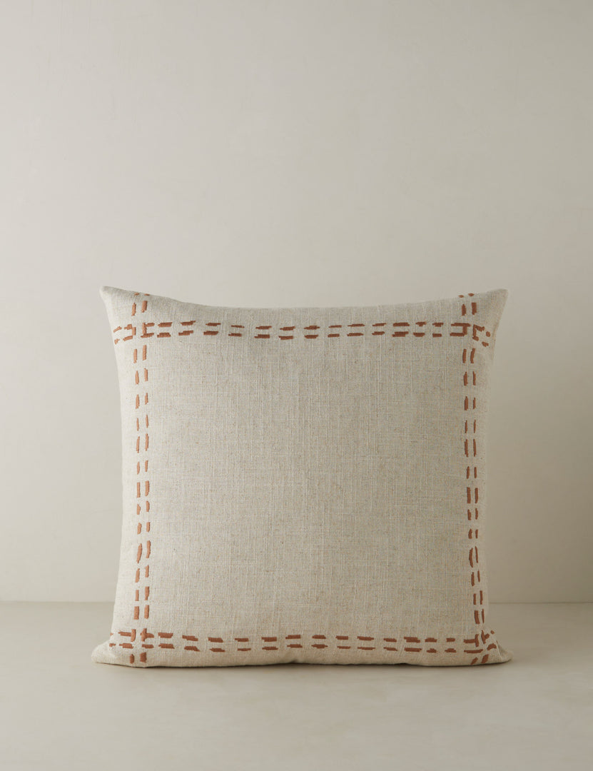#style::natural-square | Accord Natural Linen Square Pillow by Elan Byrd.