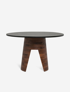 Adler acadia wooden round dining table