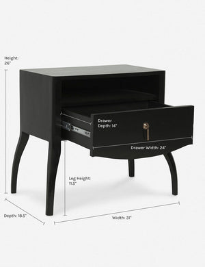 Dimensions on Anabella Nightstand