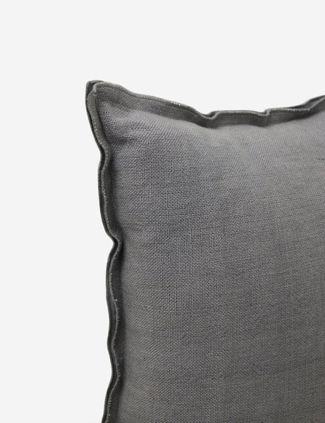 #color::dusty-blue #style::lumbar | Corner of the arlo Dusty Blue lumbar pillow