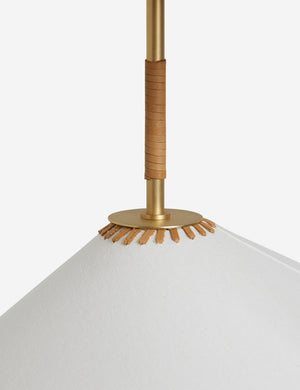 Close up of the Arroyo Mixed-Material Chandelier by Elan Byrd.