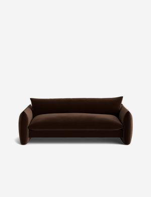 Open Box: Banks Sofa, Mahogany Classic Velvet 84