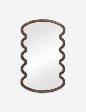 Nanala modern wavy large wall mirror.