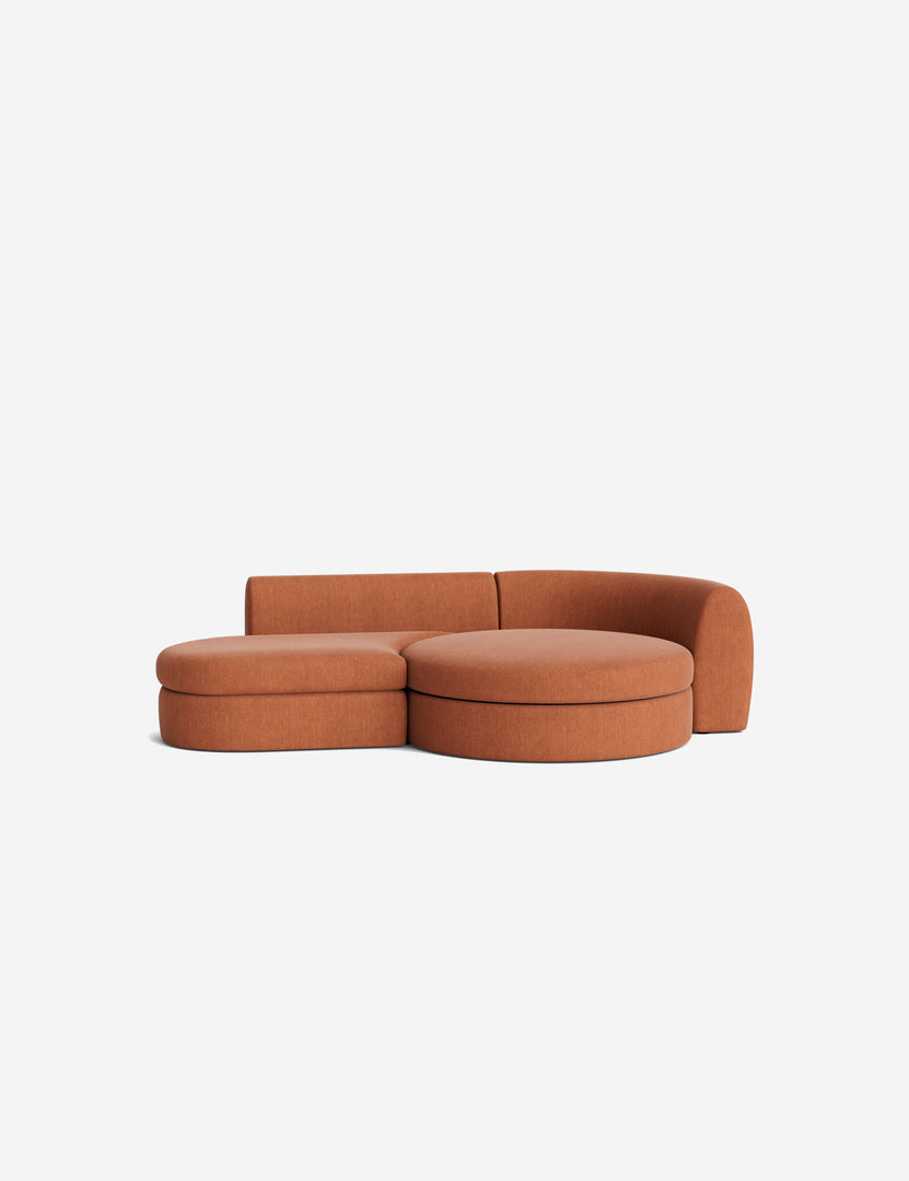 #color::terracotta-linen-weave #size::113-W #configuration::right-facing