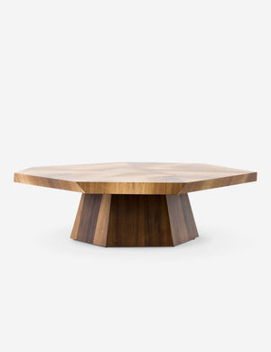 Balen octogonal-shaped wooden coffee table