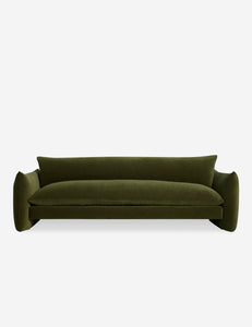 Open Box: Banks Sofa, Loden Velvet 84"W