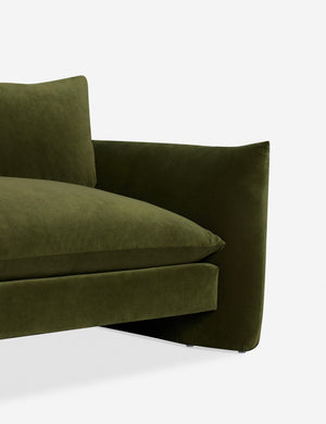 Open Box: Banks Sofa, Loden Velvet 84