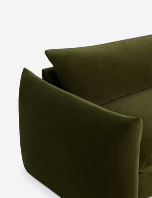 Open Box: Banks Sofa, Loden Velvet 84