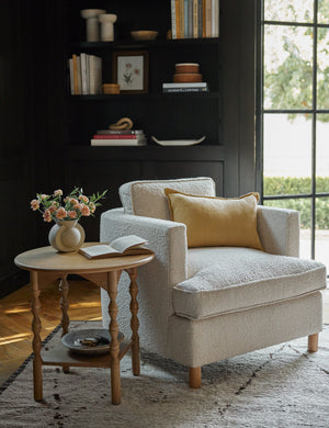 Open Box: Topia Round Side Table, Natural by Ginny Macdonald