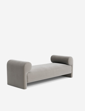 Open Box: Carson Bench, Mineral Performance Velvet