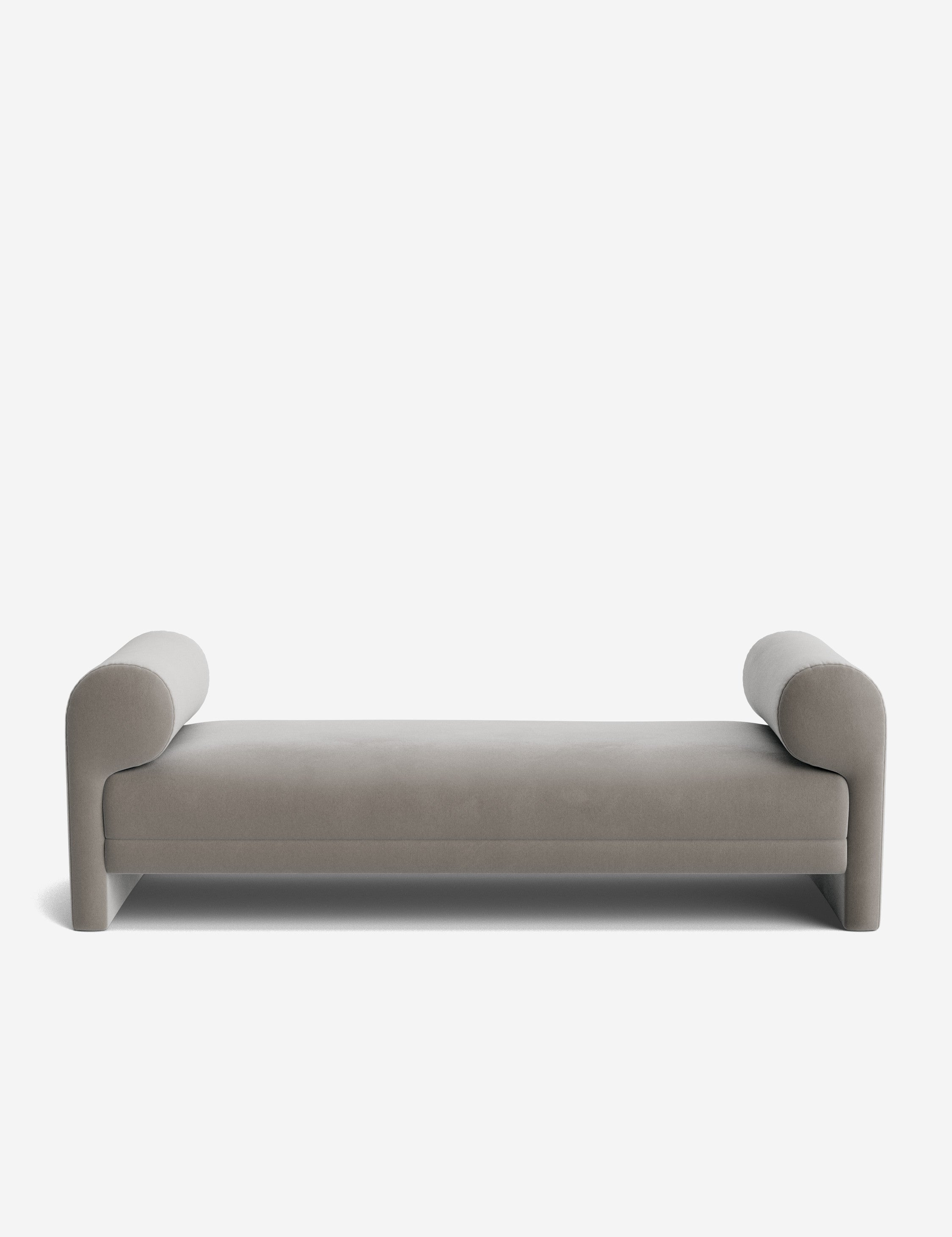 Open Box: Carson Bench, Mineral Performance Velvet
