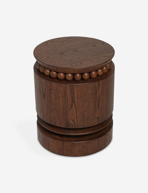 Open Box: Coco Round Side Table, Espresso by Carly Cushnie