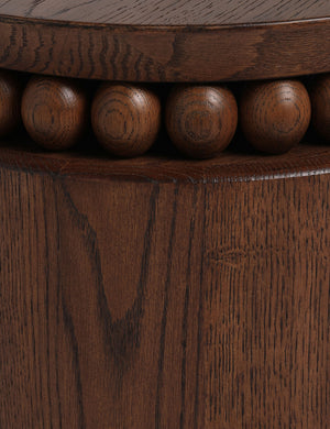 Open Box: Coco Round Side Table, Espresso by Carly Cushnie