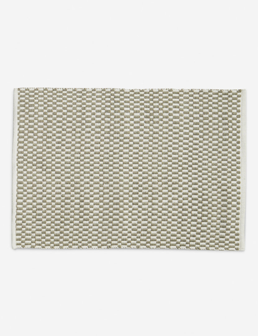 #size::2--x-3- | Small Dante handwoven checkerboard outdoor rug.