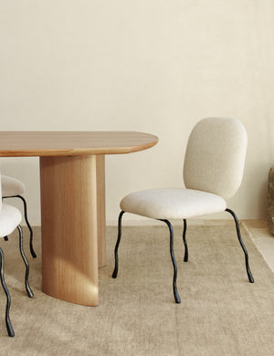Open Box: May Dining Chair, Ivory by Eny Lee Parker