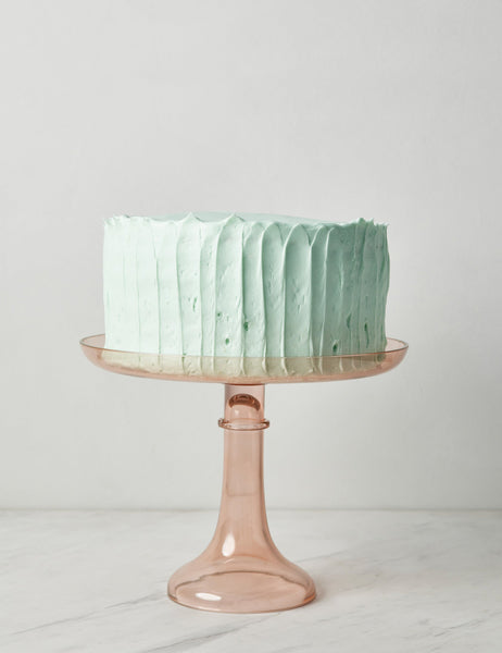 Glass Cake Stand by Estelle Colored Glass