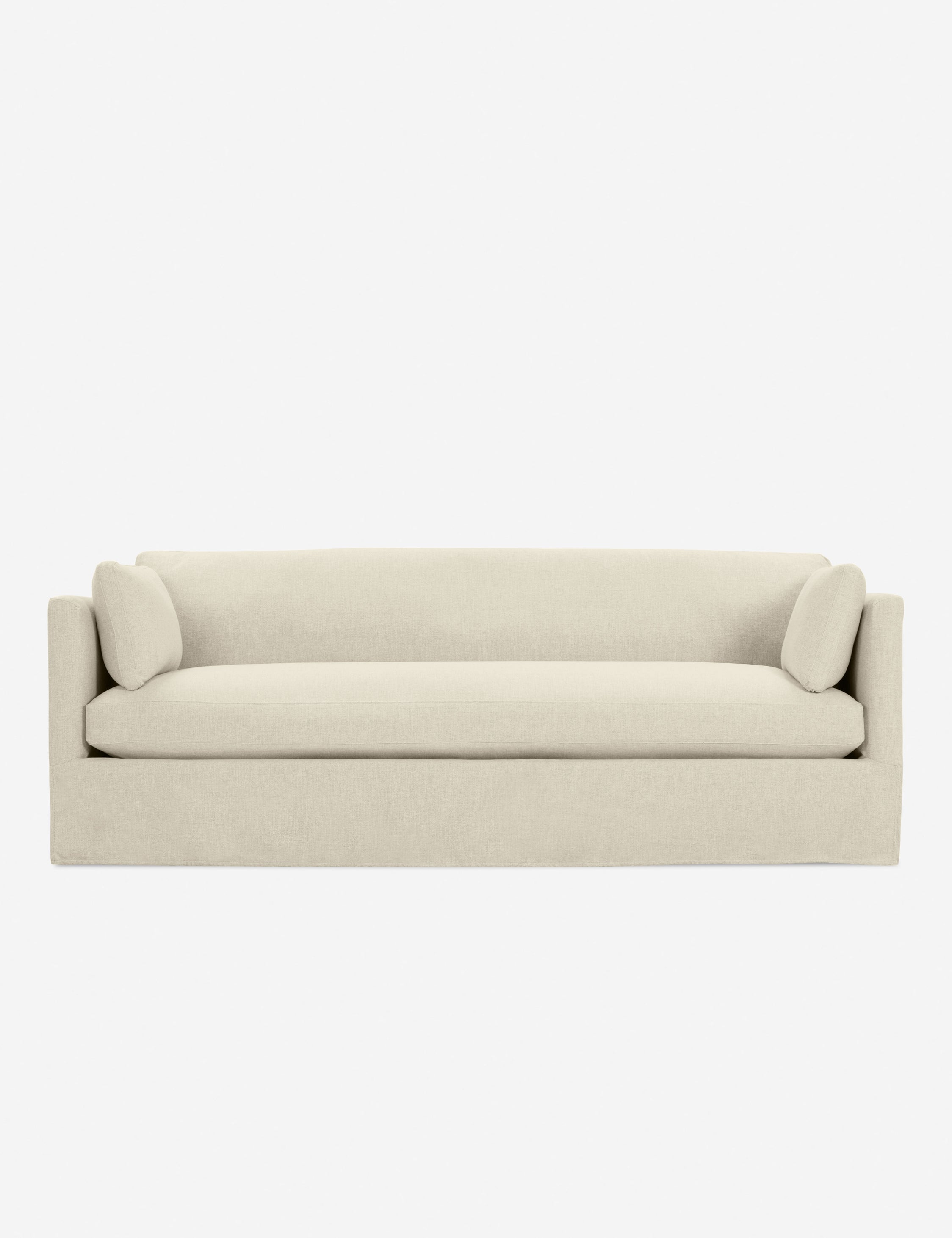 Open Box: Fabienne Slipcover Sofa, Natural
