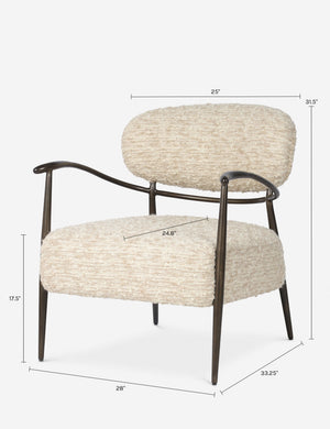 Livana Accent Chair : Cream