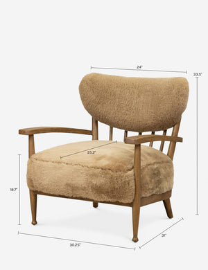 Solano Accent Chair : Tan