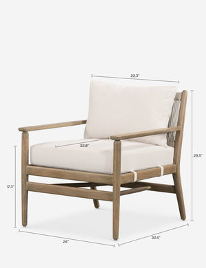 Sanders Outdoor Accent Chair : Natural
