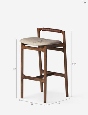 Keeley Bar and Counter Stool : Brown / Counter