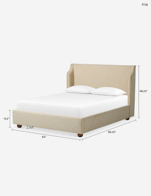 Noelia Platform Bed by Amber Lewis x Four Hands : Natural / Queen