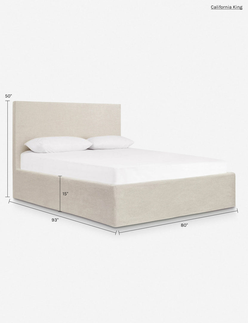 #size::cal-king #color::natural #color::flax #color::mushroom