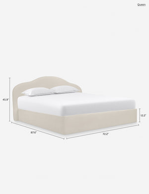 Shara Storage Bed : Taupe / Queen